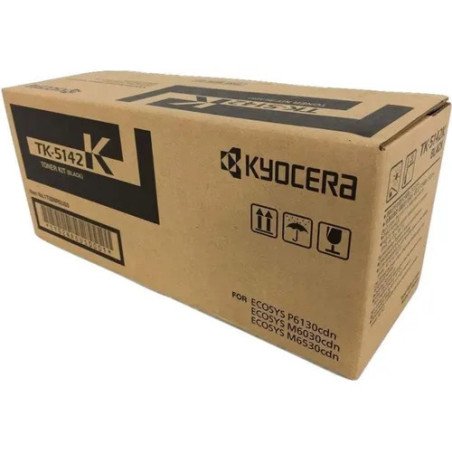 Tóner Kyocera TK-5142K Compatible P6130cdn/M6030cdn/M6530cdn Color Negro